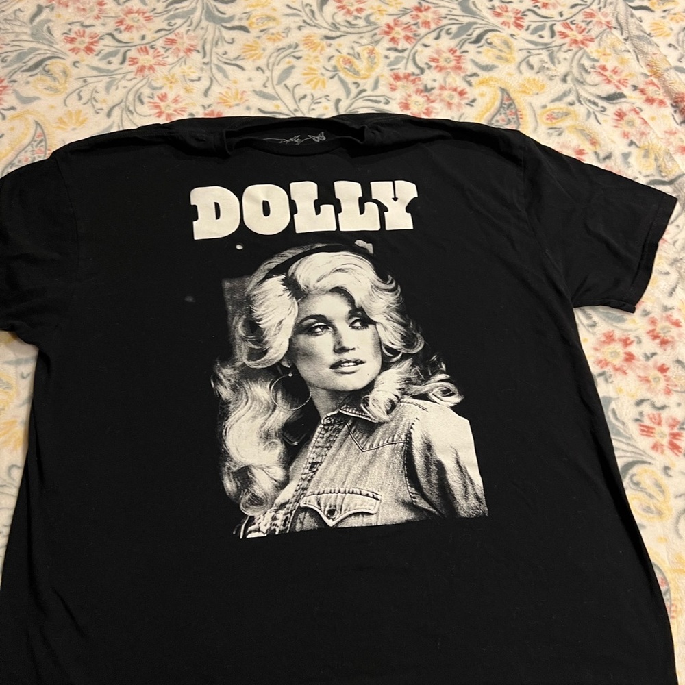 Dolly Parton Graphic T-Shirt - Black size XL